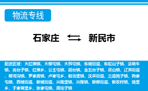 石家庄到新民市物流公司|整车运输|零担拼车|点对点派送