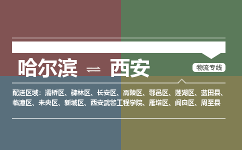 哈尔滨到西安物流公司企业提供一站式货运解决方案