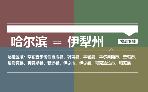 哈尔滨到伊犁州物流公司企业提供一站式货运解决方案