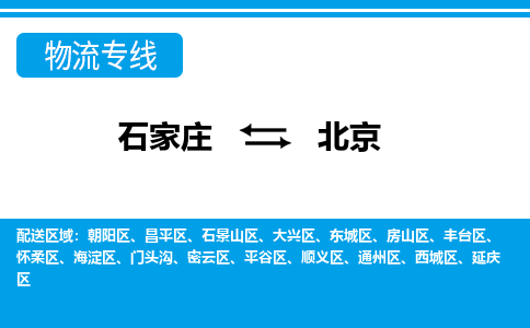 石家庄到北京物流专线/一站直达北京