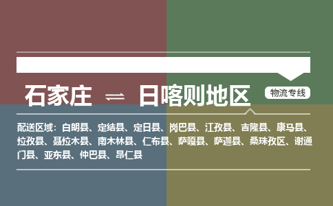 石家庄到日喀则地区物流专线/一站直达日喀则地区